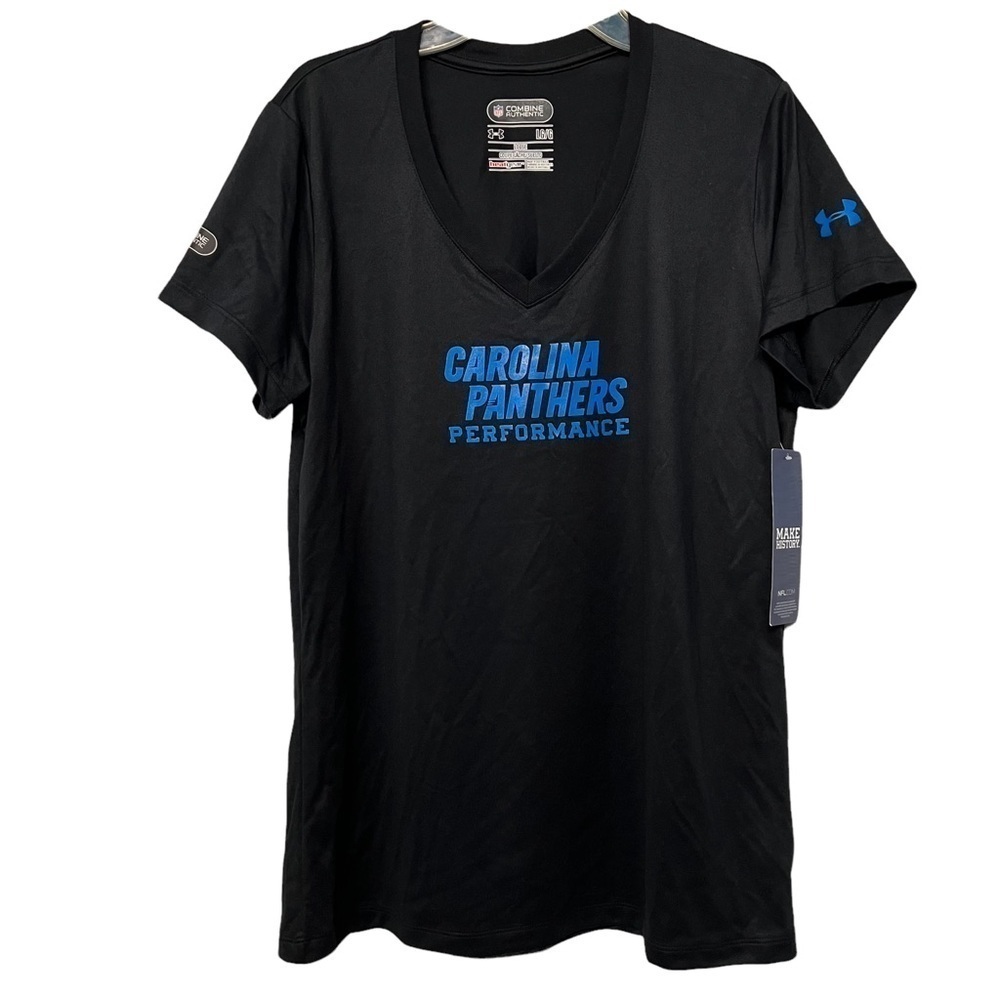 UNDER ARMOR (NWT) SHORT SLEEVE TEE SIZE LARGE IN BLACK - Picture 3 of 7